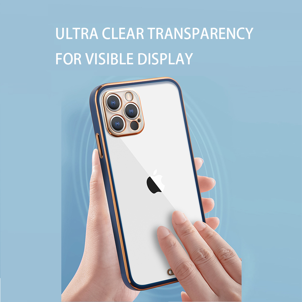 For Apple iPhone 13 /Pro Max Hybrid PC Plating Shockproof Slim Frame Case Cover - Picture 15 of 57
