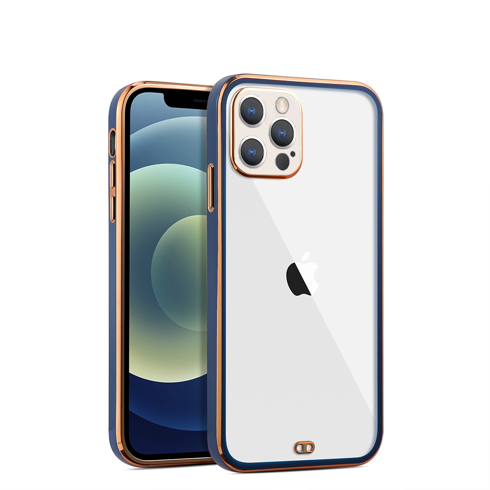 For Apple iPhone 13 /Pro Max Hybrid PC Plating Shockproof Slim Frame Case Cover - Picture 18 of 57