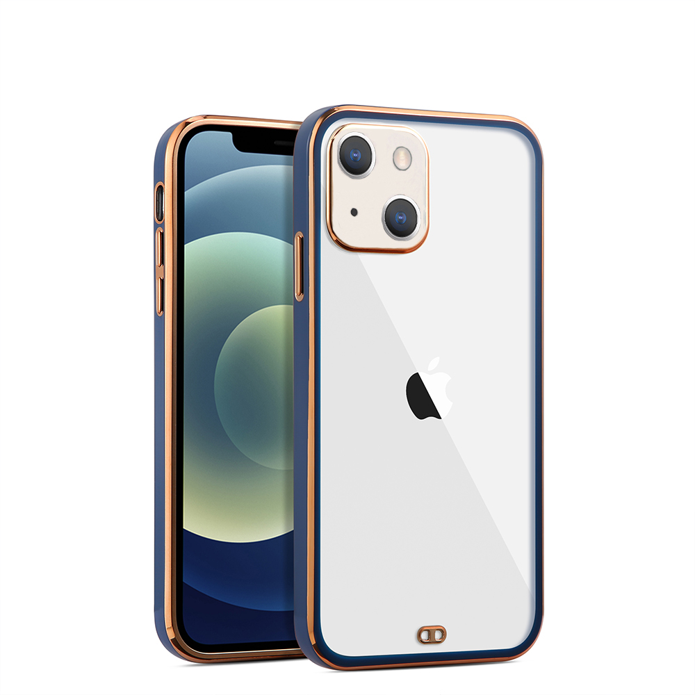 For Apple iPhone 13 /Pro Max Hybrid PC Plating Shockproof Slim Frame Case Cover - Picture 19 of 57