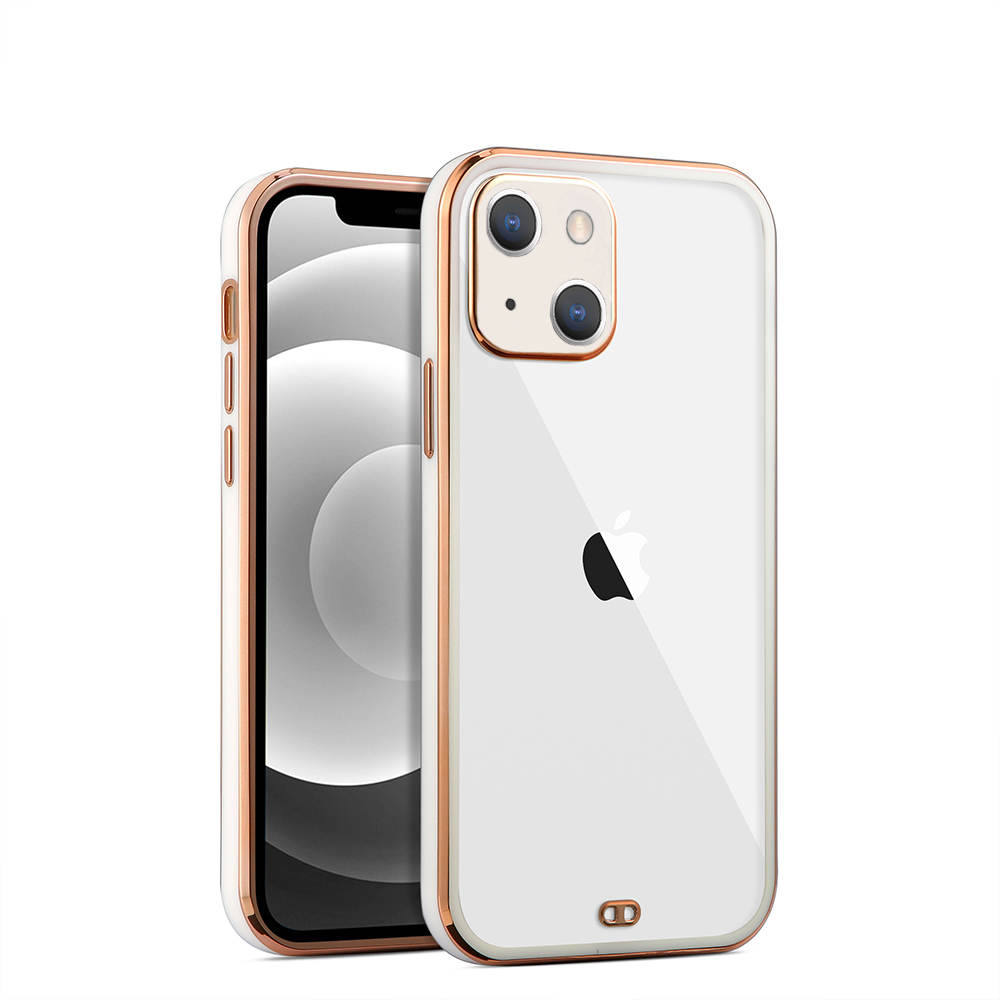 For Apple iPhone 13 /Pro Max Hybrid PC Plating Shockproof Slim Frame Case Cover - Picture 51 of 57