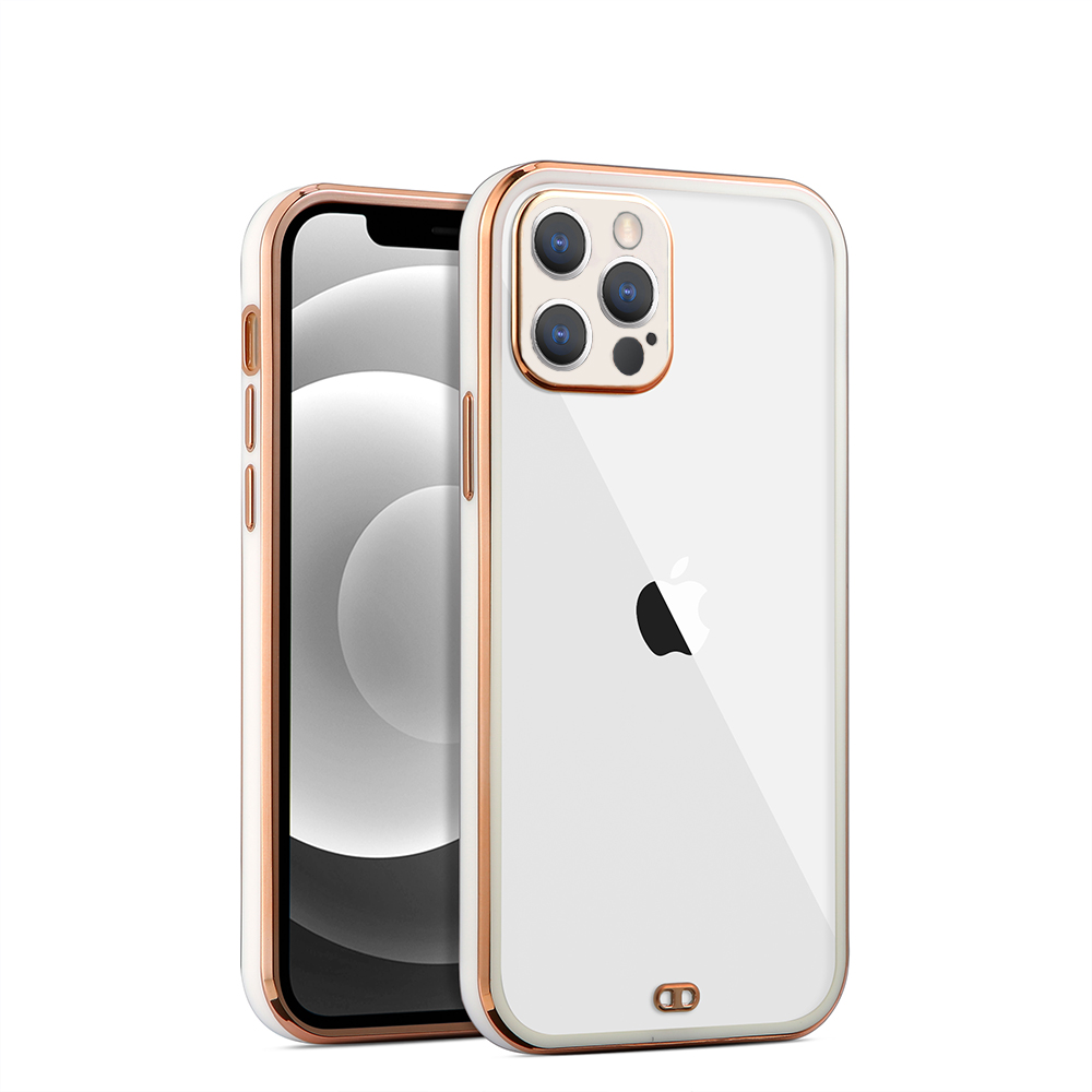 For Apple iPhone 13 /Pro Max Hybrid PC Plating Shockproof Slim Frame Case Cover - Picture 50 of 57