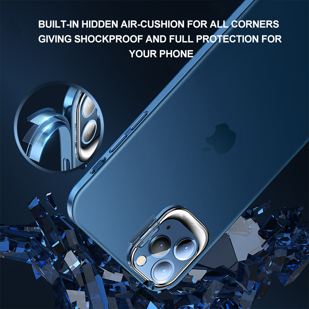 For Apple iPhone 13 /Pro Max Mini Hybrid Invisible Metal Stand Matte Case Cover - Picture 27 of 33