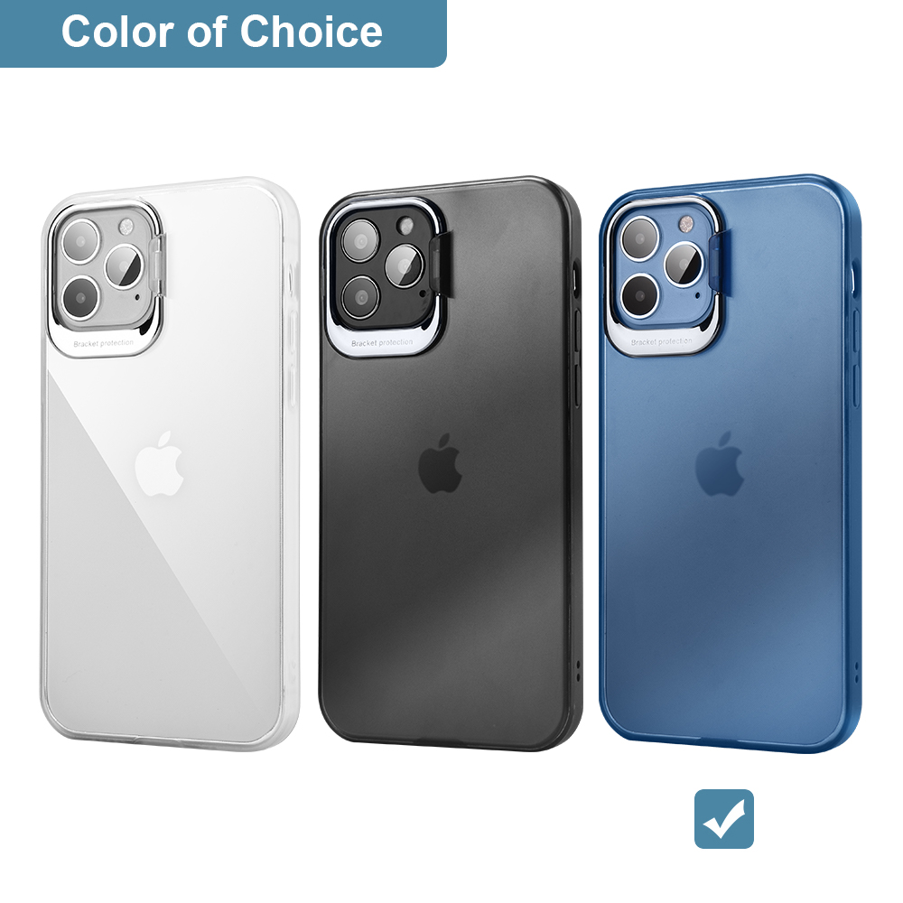 For Apple iPhone 13 /Pro Max Mini Hybrid Invisible Metal Stand Matte Case Cover - Picture 32 of 33