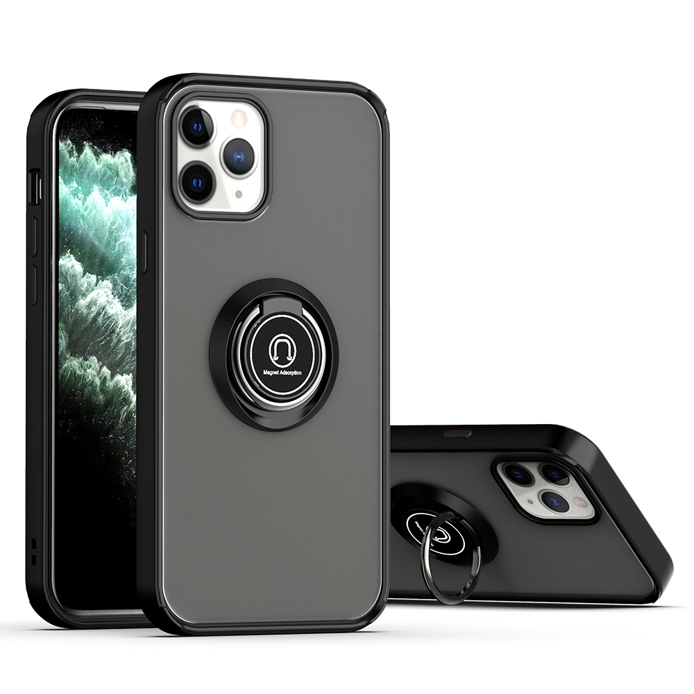 For Apple iPhone 13 /Pro Max Mini Hybrid Frosted Ring Holder Stand Case Cover - Picture 8 of 25