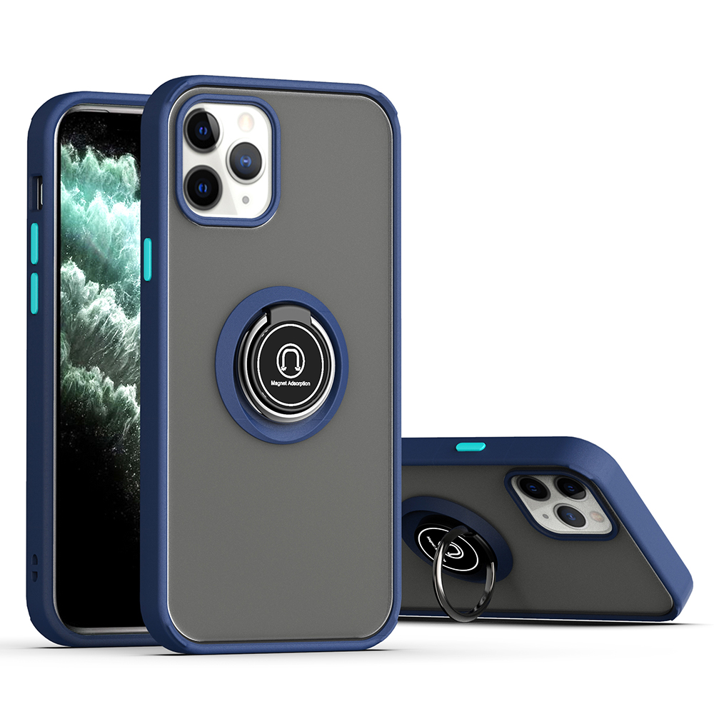 For Apple iPhone 13 /Pro Max Mini Hybrid Frosted Ring Holder Stand Case Cover - Picture 20 of 25