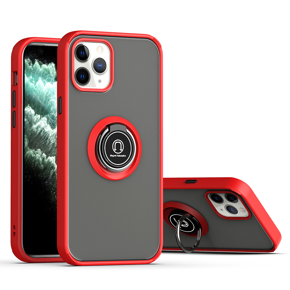 For Apple iPhone 13 /Pro Max Mini Hybrid Frosted Ring Holder Stand Case Cover - Picture 14 of 25