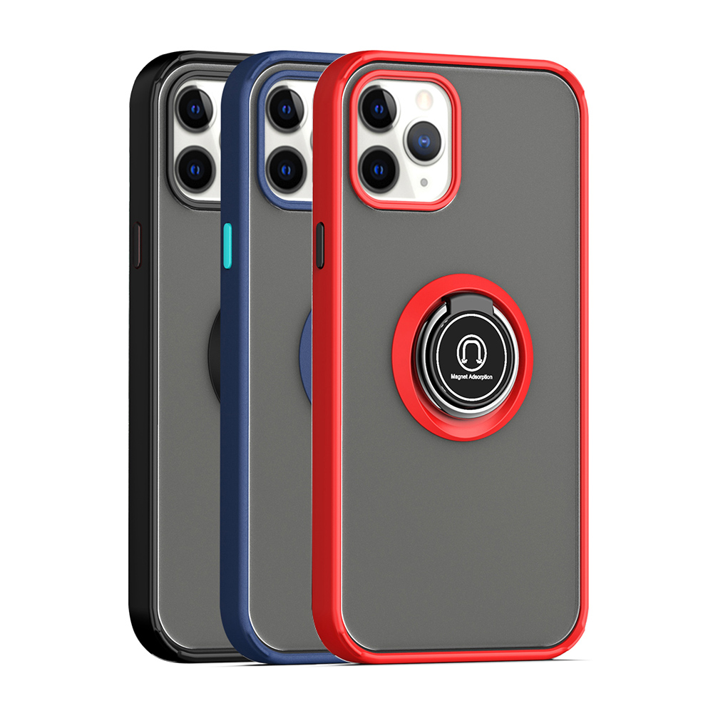 For Apple iPhone 13 /Pro Max Mini Hybrid Frosted Ring Holder Stand Case Cover - Picture 19 of 25