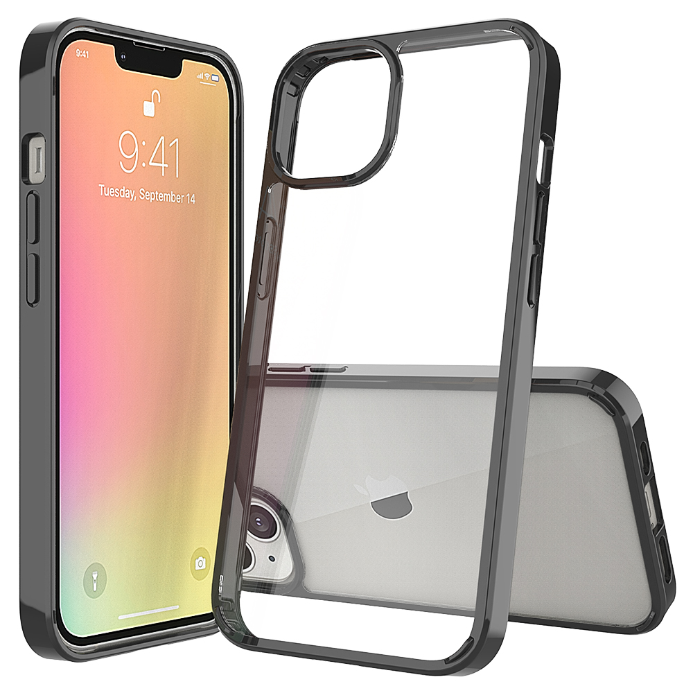 For Apple iPhone 13 /Mini Pro Max Hybrid Clear Acrylic Back Hard PC Case Cover - Picture 18 of 25