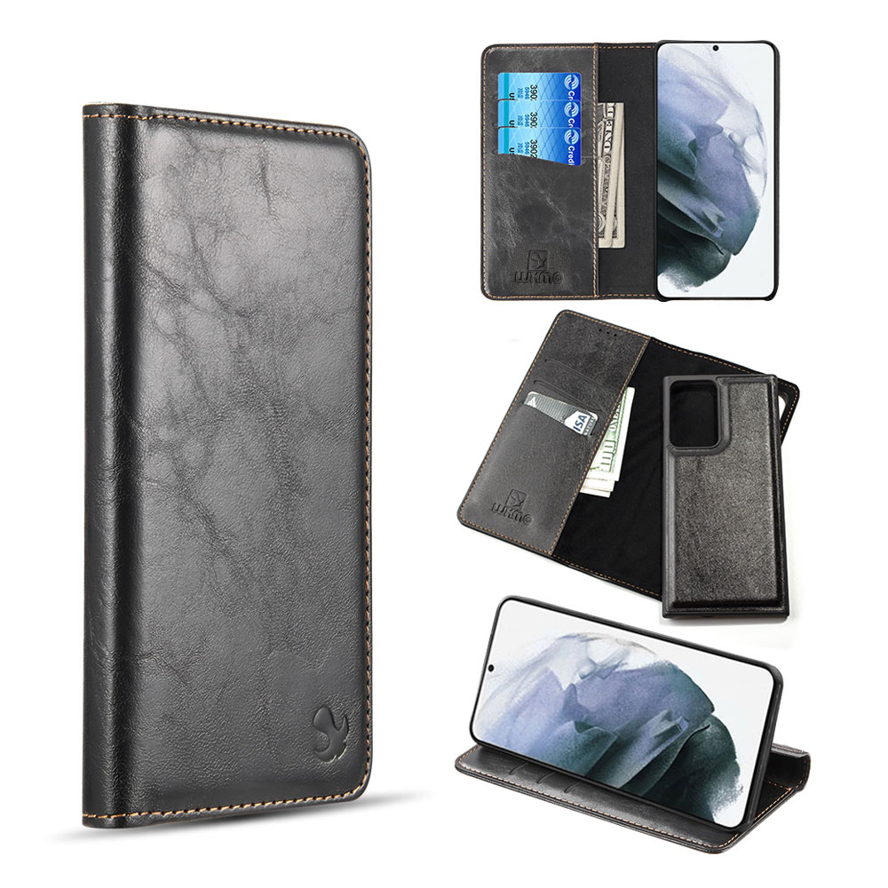 For Apple iPhone 13 Pro Max Mini Leather Wallet Card Pouch Detachable Case Cover - Picture 10 of 29