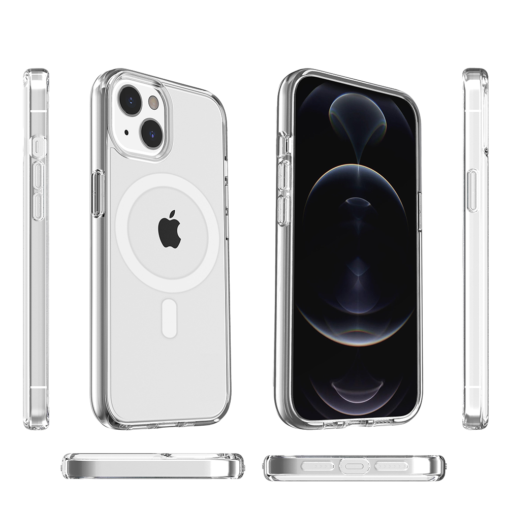 Für iPhone 14 / Plus Pro Max Clear Hybrid Hard Kompatibel mit MagSafe Case Hülle - Bild 23 von 43