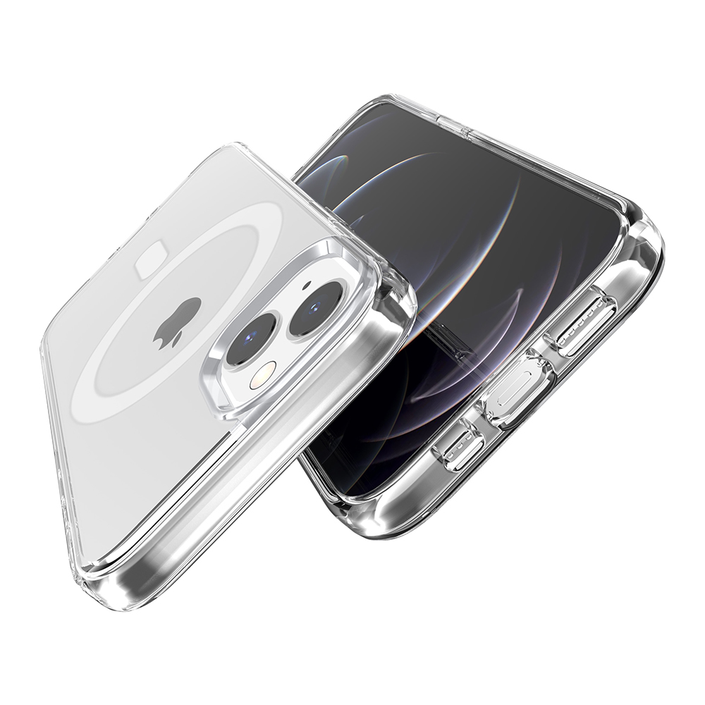 Für iPhone 14 / Plus Pro Max Clear Hybrid Hard Kompatibel mit MagSafe Case Hülle - Bild 17 von 43