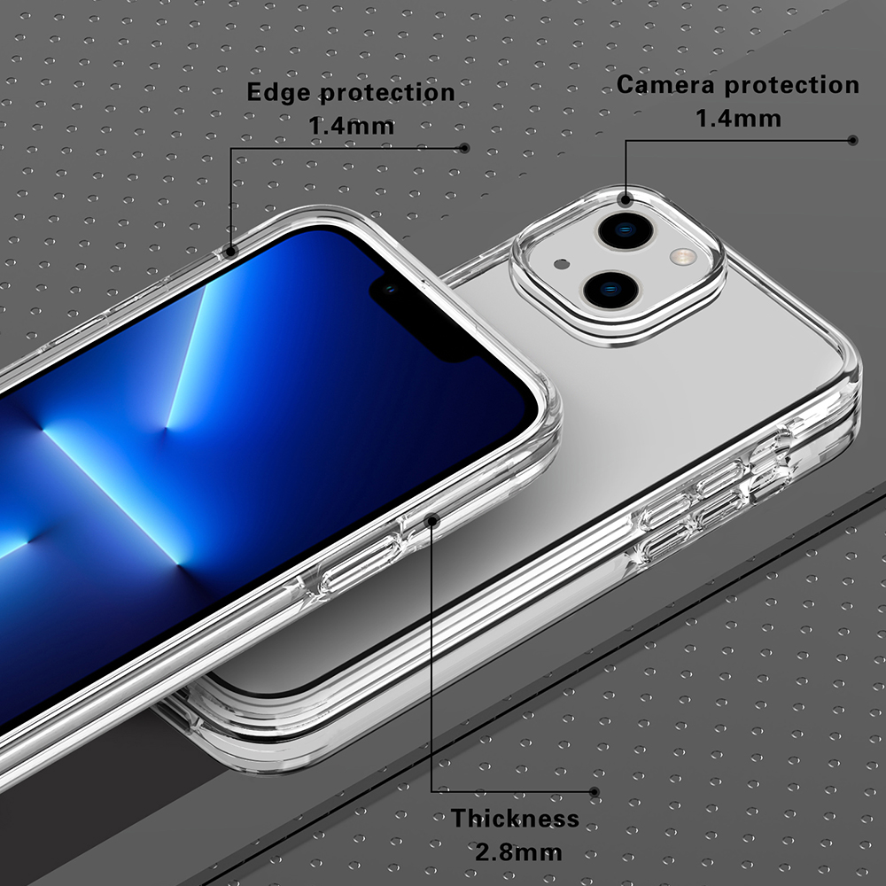 Für iPhone 14 / Plus Pro Max Clear Hybrid Hard Kompatibel mit MagSafe Case Hülle - Bild 16 von 43
