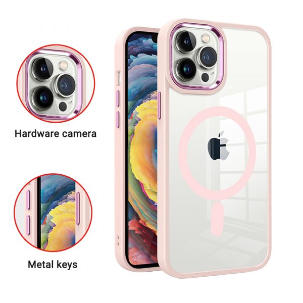 For iPhone 14 /Plus Pro Max Clear Magnet Case Compatible w/ MagSafe Hybrid Cover - Picture 24 of 40