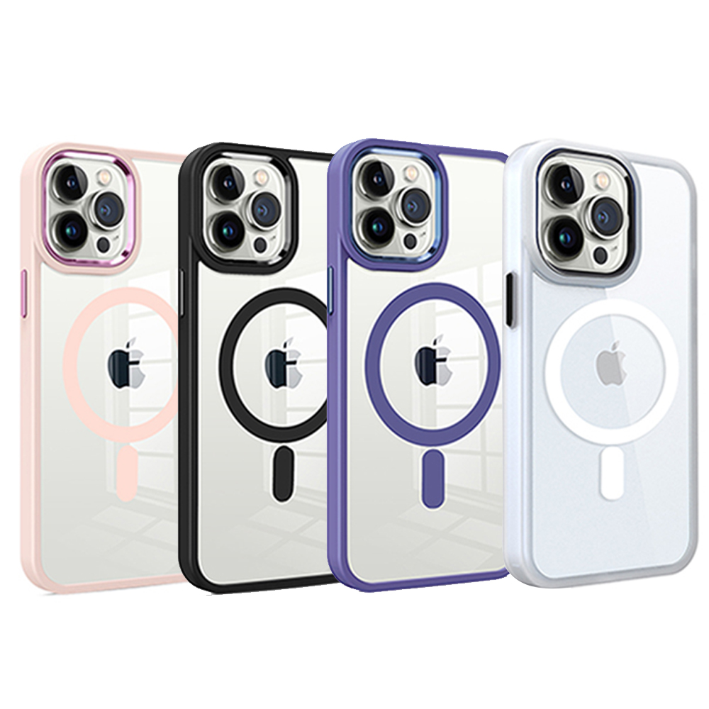 For iPhone 14 /Plus Pro Max Clear Magnet Case Compatible w/ MagSafe Hybrid Cover - Picture 40 of 40