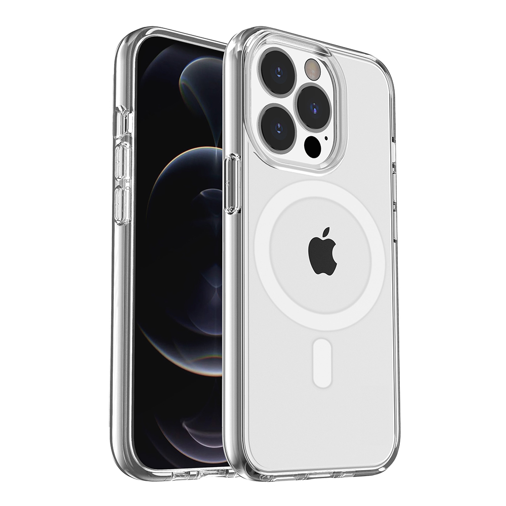 Für iPhone 14 / Plus Pro Max Clear Hybrid Hard Kompatibel mit MagSafe Case Hülle - Bild 37 von 43