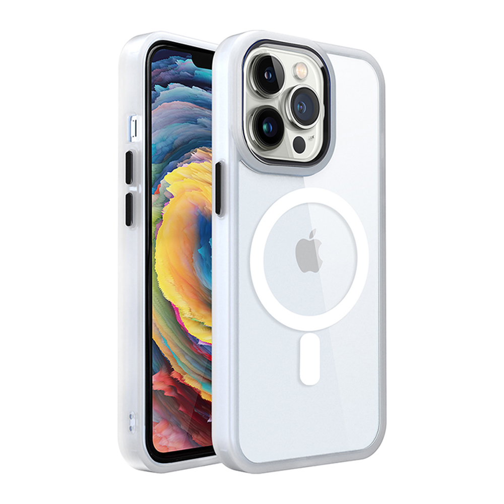 For iPhone 14 /Plus Pro Max Clear Magnet Case Compatible w