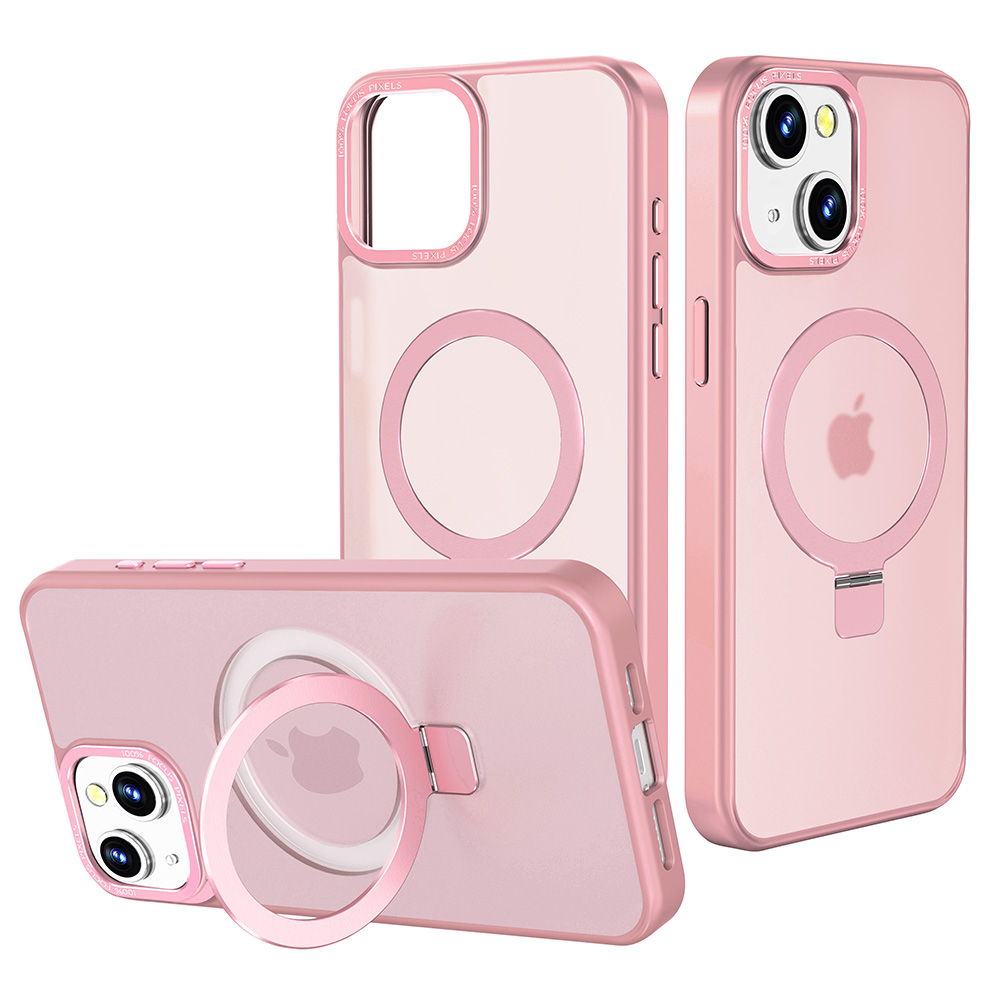 Für iPhone 15 Pro Max unsichtbarer Ständer Magnetkreis Hybrid mattierte Hülle Cover - Bild 3 von 31
