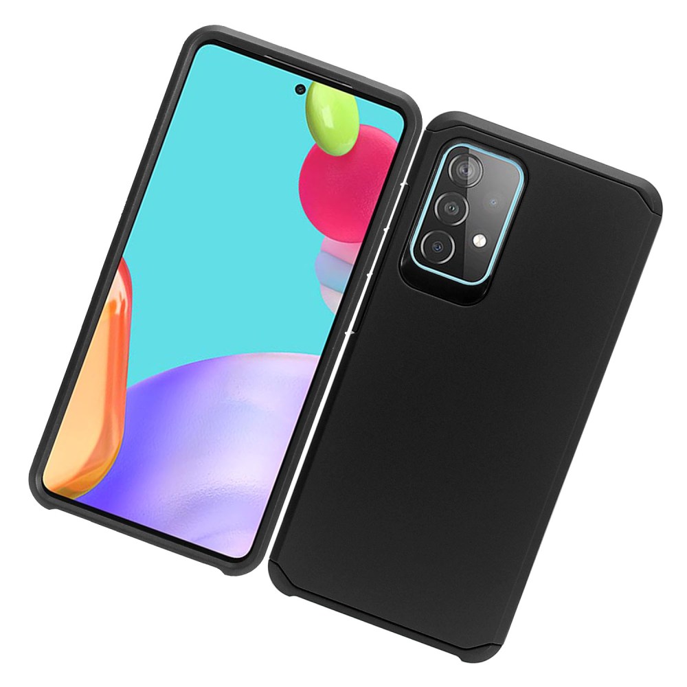 For Samsung Galaxy A52 5G Armor 2 in 1 Case Rubberized Shockproof Hybrid Cover - Picture 9 of 50