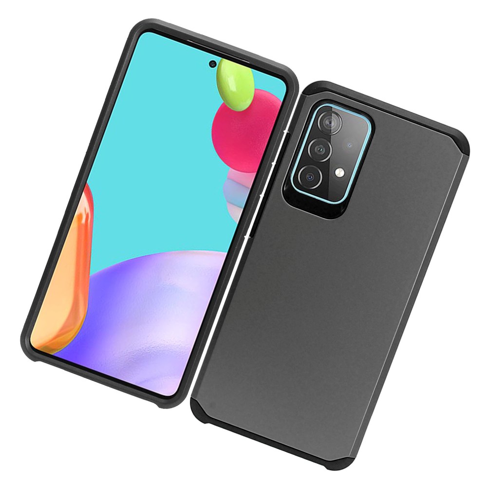 For Samsung Galaxy A52 5G Armor 2 in 1 Case Rubberized Shockproof Hybrid Cover - Picture 23 of 50