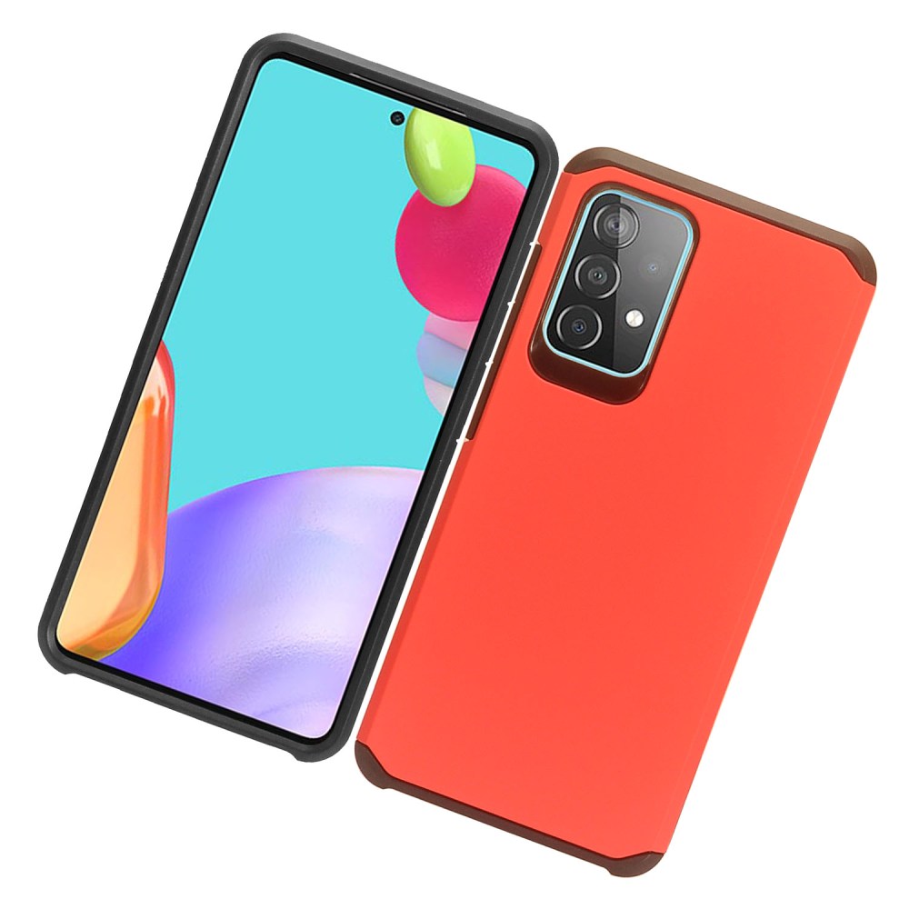 For Samsung Galaxy A52 5G Armor 2 in 1 Case Rubberized Shockproof Hybrid Cover - Picture 37 of 50