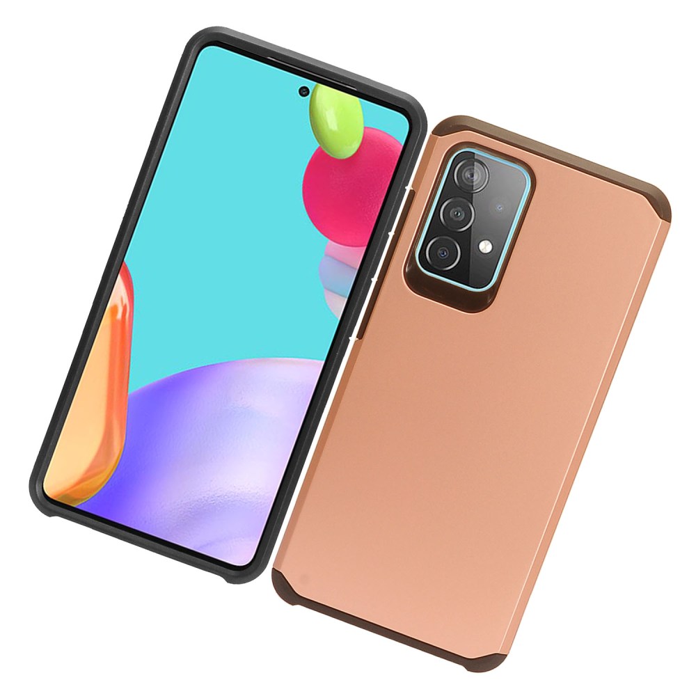 For Samsung Galaxy A52 5G Armor 2 in 1 Case Rubberized Shockproof Hybrid Cover - Picture 44 of 50