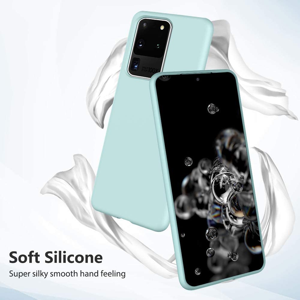 For Samsung Galaxy A72 5G Hybrid Liquid Silicone Gel Rubber Soft Flexible Cover - Imagen 25 de 48