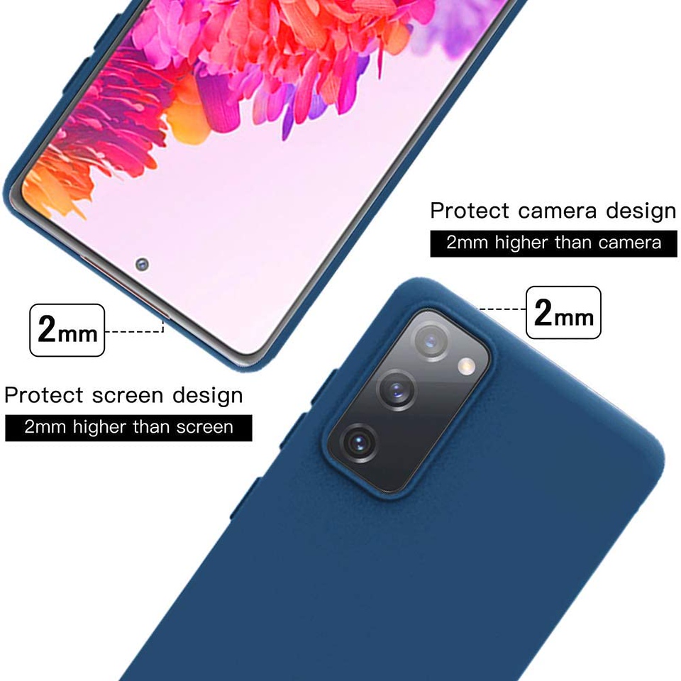 For Samsung Galaxy A72 5G Hybrid Liquid Silicone Gel Rubber Soft Flexible Cover - Imagen 39 de 48