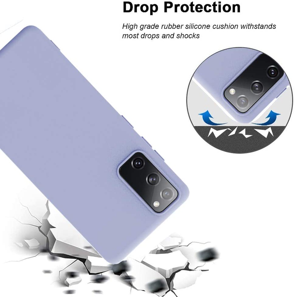 For Samsung Galaxy A72 5G Hybrid Liquid Silicone Gel Rubber Soft Flexible Cover - Imagen 24 de 48