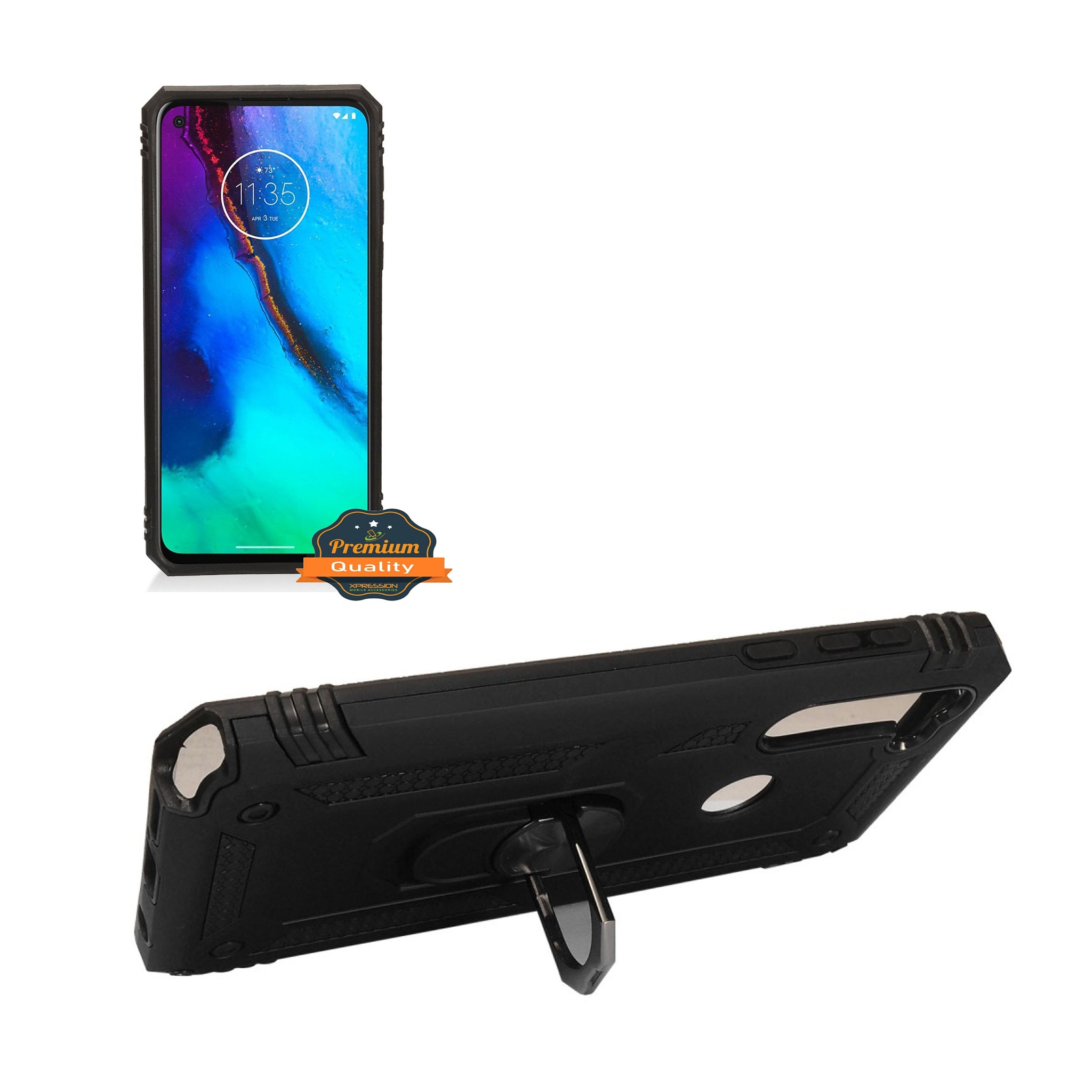 Para LG K22 5G, LG K32 5G Estuche Magnético Anillo Soporte Híbrido Resistente Cubierta - Imagen 15 de 40
