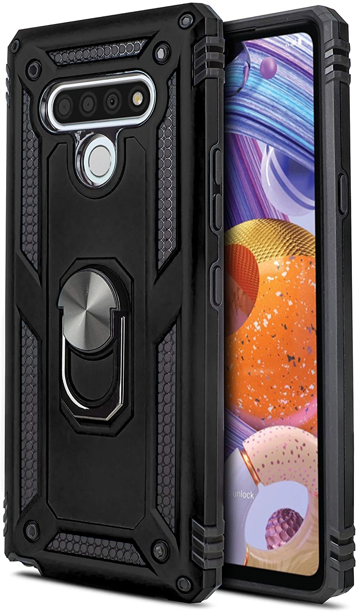 Para LG K22 5G, LG K32 5G Estuche Magnético Anillo Soporte Híbrido Resistente Cubierta - Imagen 17 de 40