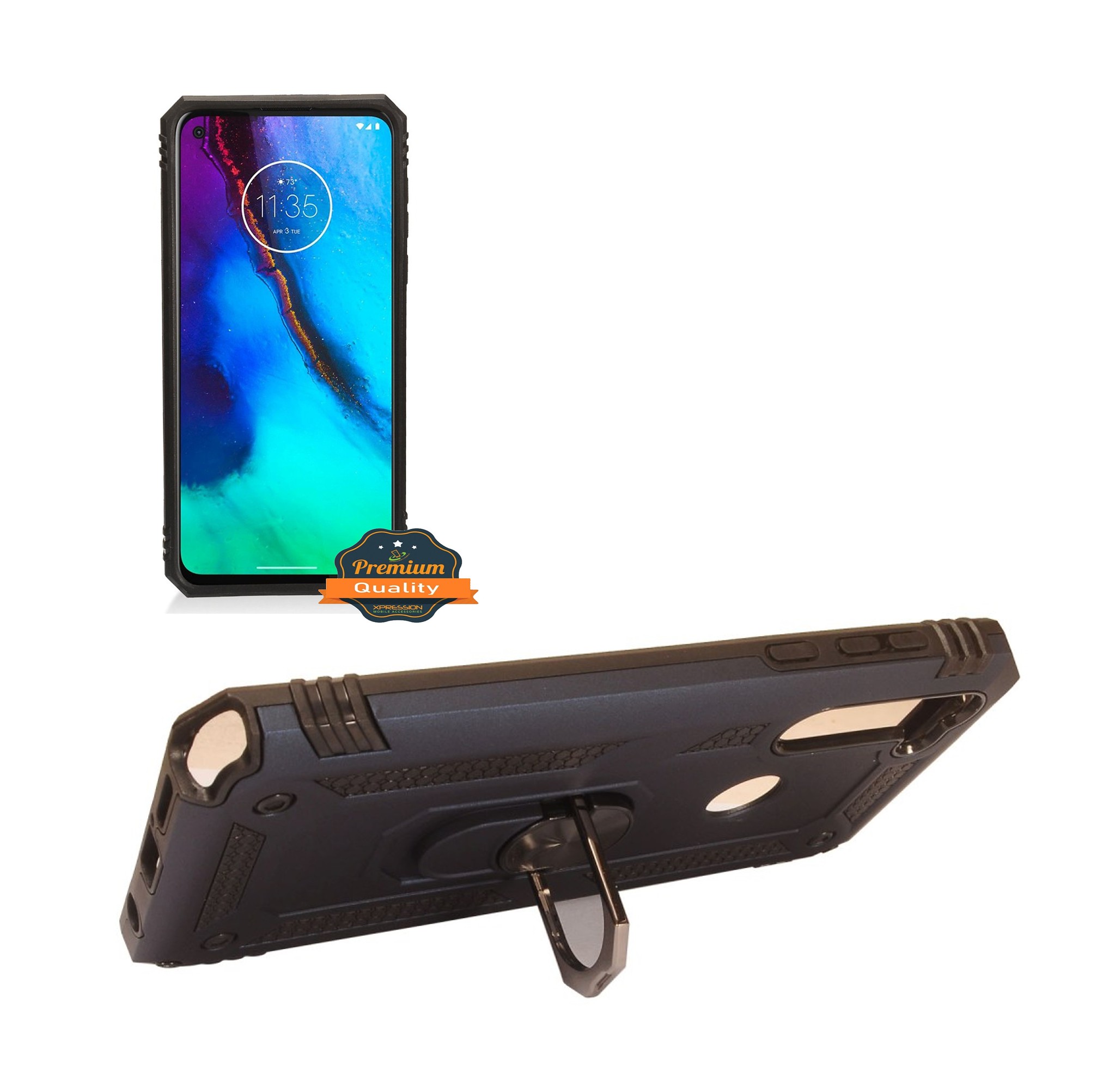 Para LG K22 5G, LG K32 5G Estuche Magnético Anillo Soporte Híbrido Resistente Cubierta - Imagen 25 de 40