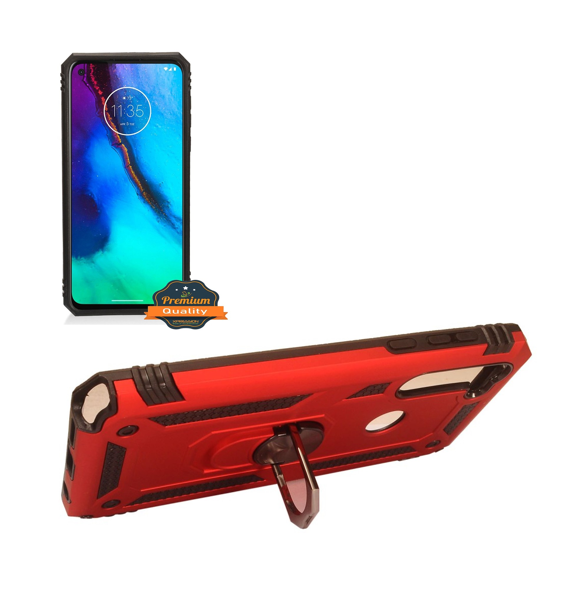 Para LG K22 5G, LG K32 5G Estuche Magnético Anillo Soporte Híbrido Resistente Cubierta - Imagen 35 de 40