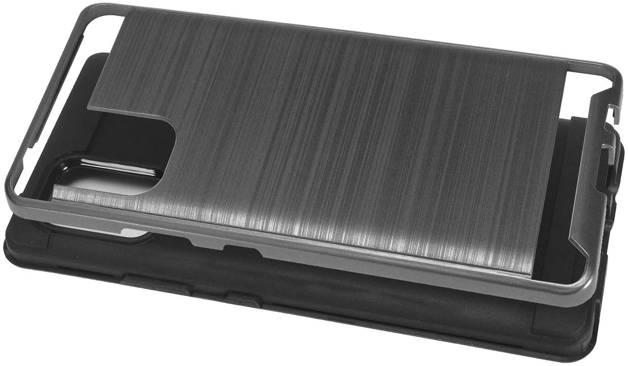 Für Motorola Moto G Power 2021 Hülle Brushed Textur Hybrid PC & TPU Robust Cover - Bild 41 von 65