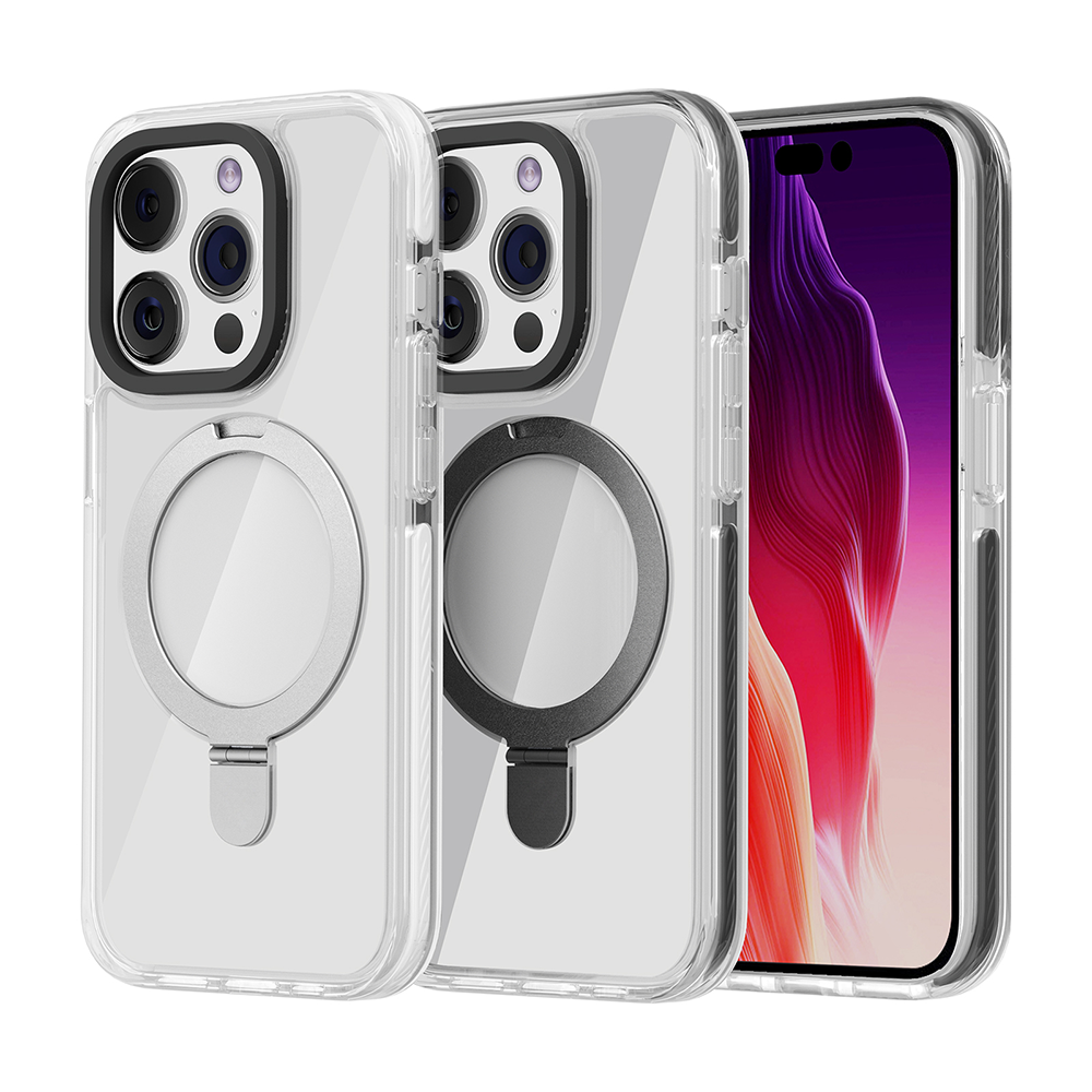 For Apple iPhone 15 Plus MagSafe Compatible Circle Stand Invisible Case Cover - Picture 39 of 39