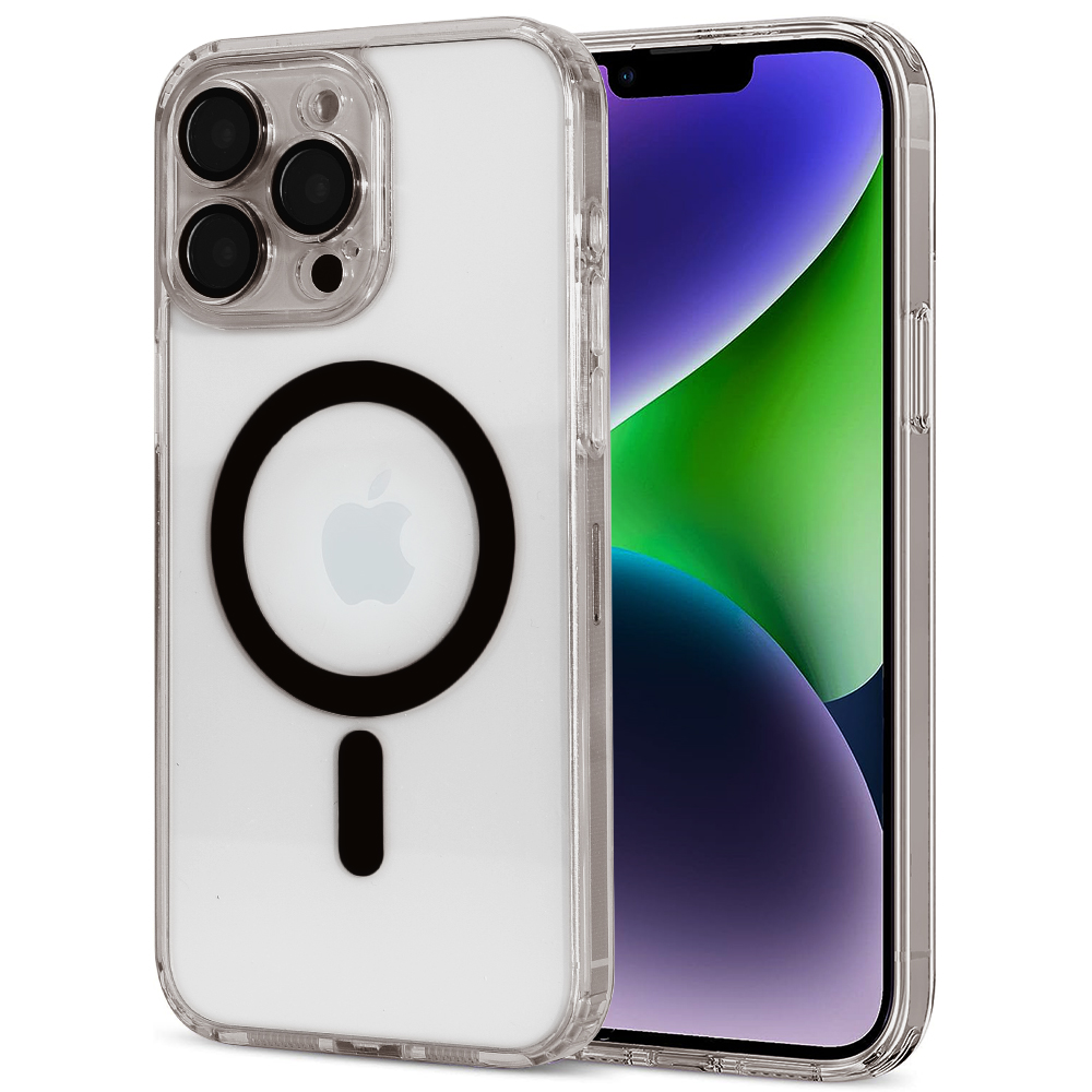 For Apple iPhone 15 Plus Hard Back TPU Frame Compatible with MagSafe Case Cover - Picture 17 of 48