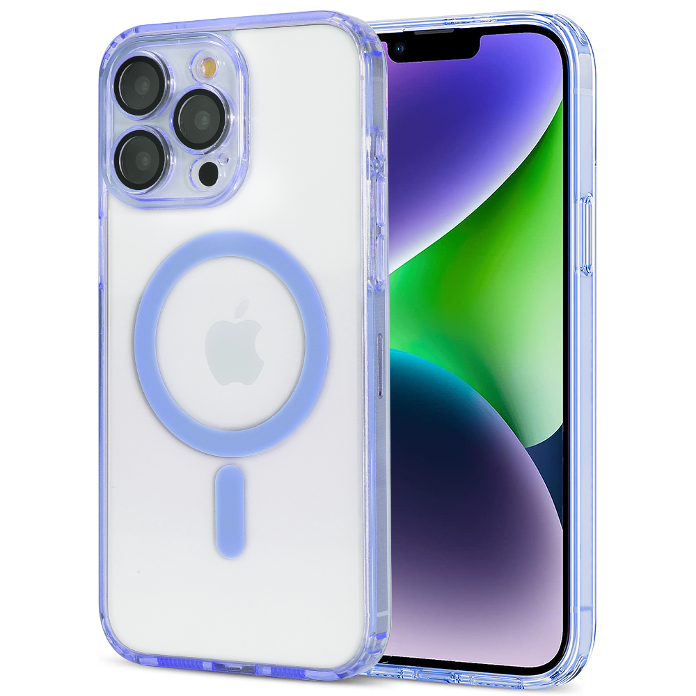 For Apple iPhone 15 Plus Hard Back TPU Frame Compatible with MagSafe Case Cover - Picture 41 of 48