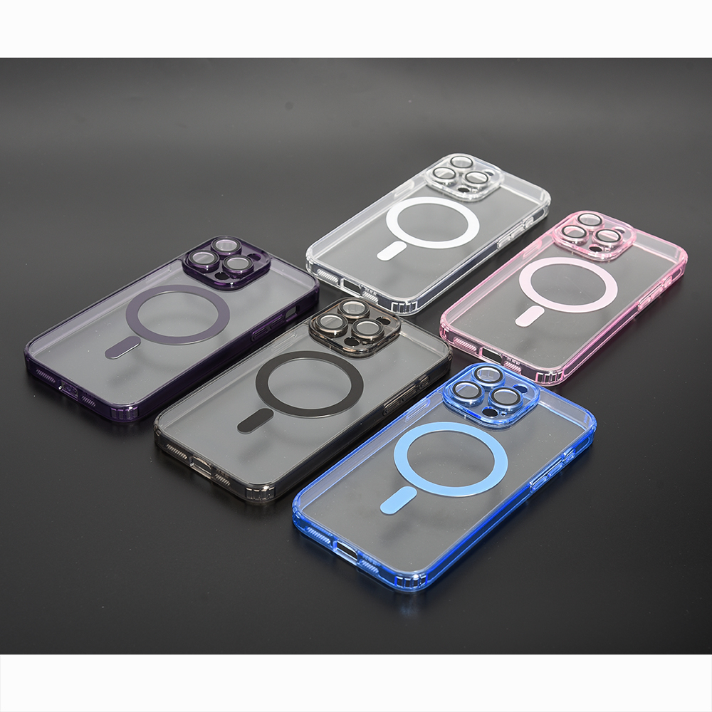 For Apple iPhone 15 Plus Hard Back TPU Frame Compatible with MagSafe Case Cover - Picture 48 of 48