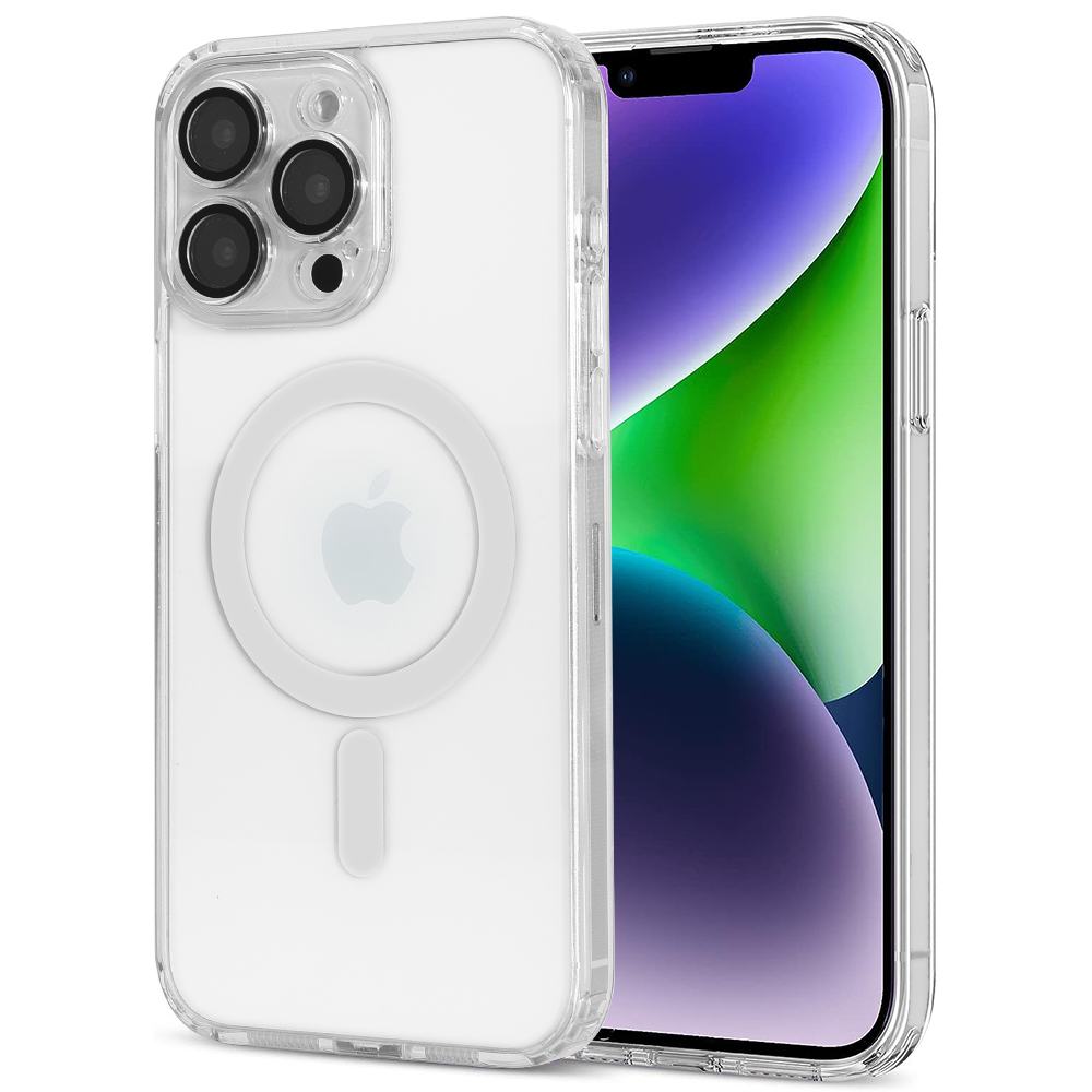 For Apple iPhone 15 Plus Hard Back TPU Frame Compatible with MagSafe Case Cover - Picture 9 of 48