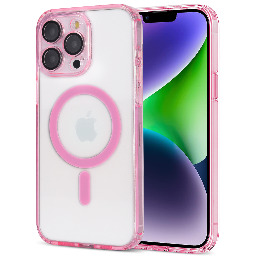 For Apple iPhone 15 Plus Hard Back TPU Frame Compatible with MagSafe Case Cover - Picture 25 of 48