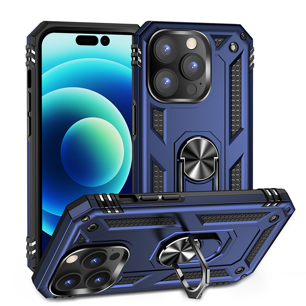Funda protectora híbrida blindada de alta resistencia con soporte anillo para Motorola Moto G Play 2023 - Imagen 36 de 36
