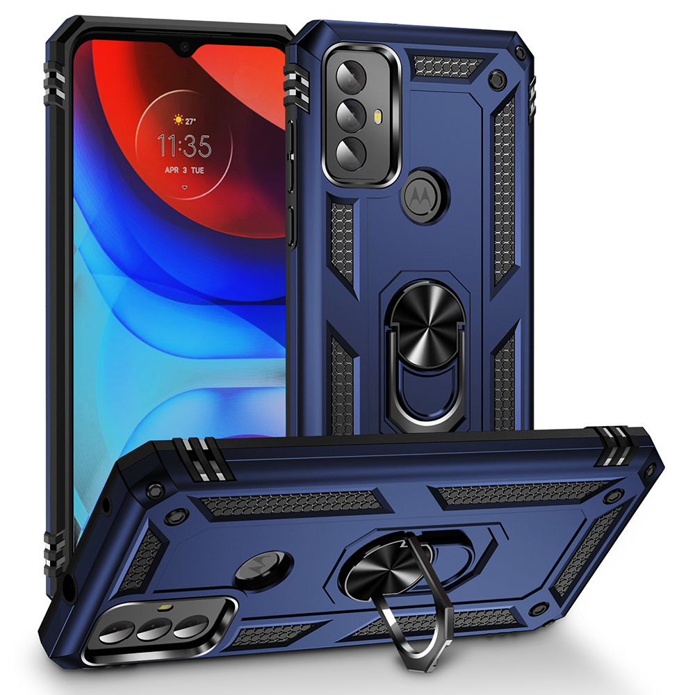 Funda protectora híbrida blindada de alta resistencia con soporte anillo para Motorola Moto G Play 2023 - Imagen 29 de 36