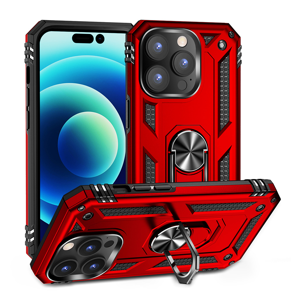 Funda protectora híbrida blindada de alta resistencia con soporte anillo para Motorola Moto G Play 2023 - Imagen 27 de 36