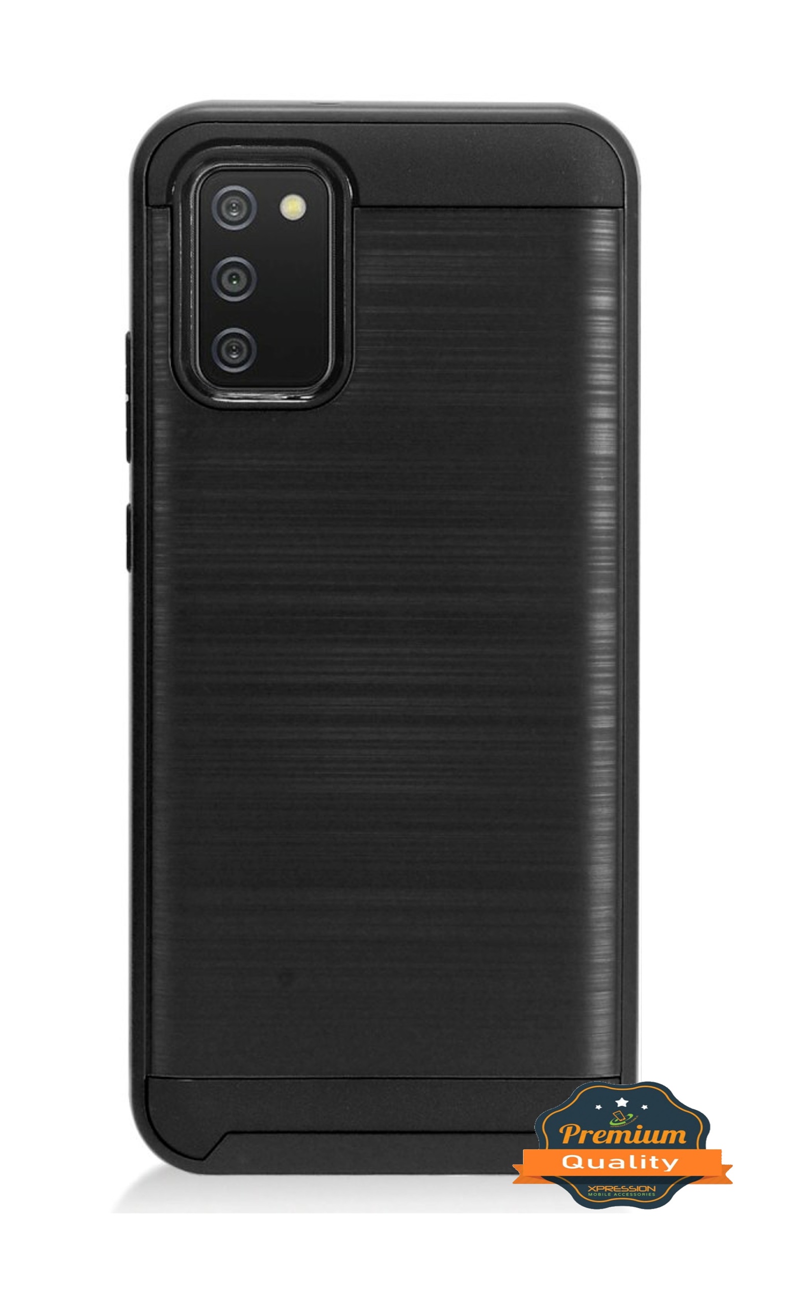 For Samsung Galaxy A03S Brushed Texture Hybrid Dual Layer Hard PC TPU Case Cover - Picture 13 of 28