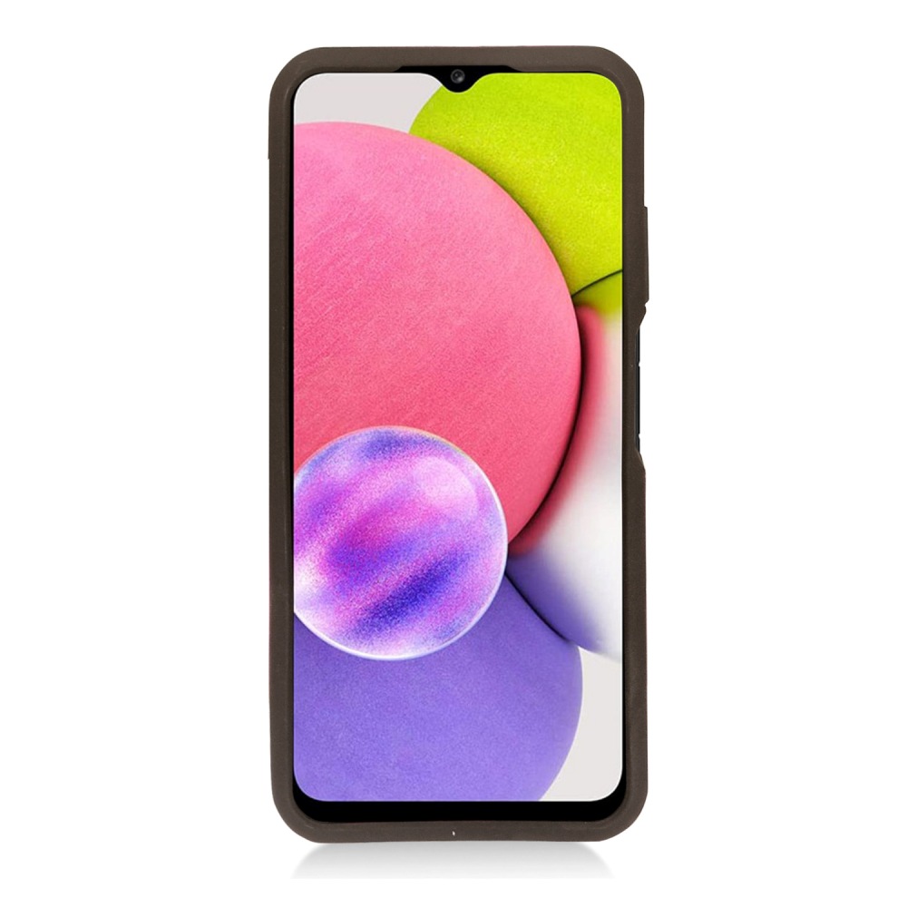 For Samsung Galaxy A03S Brushed Texture Hybrid Dual Layer Hard PC TPU Case Cover - Picture 17 of 28