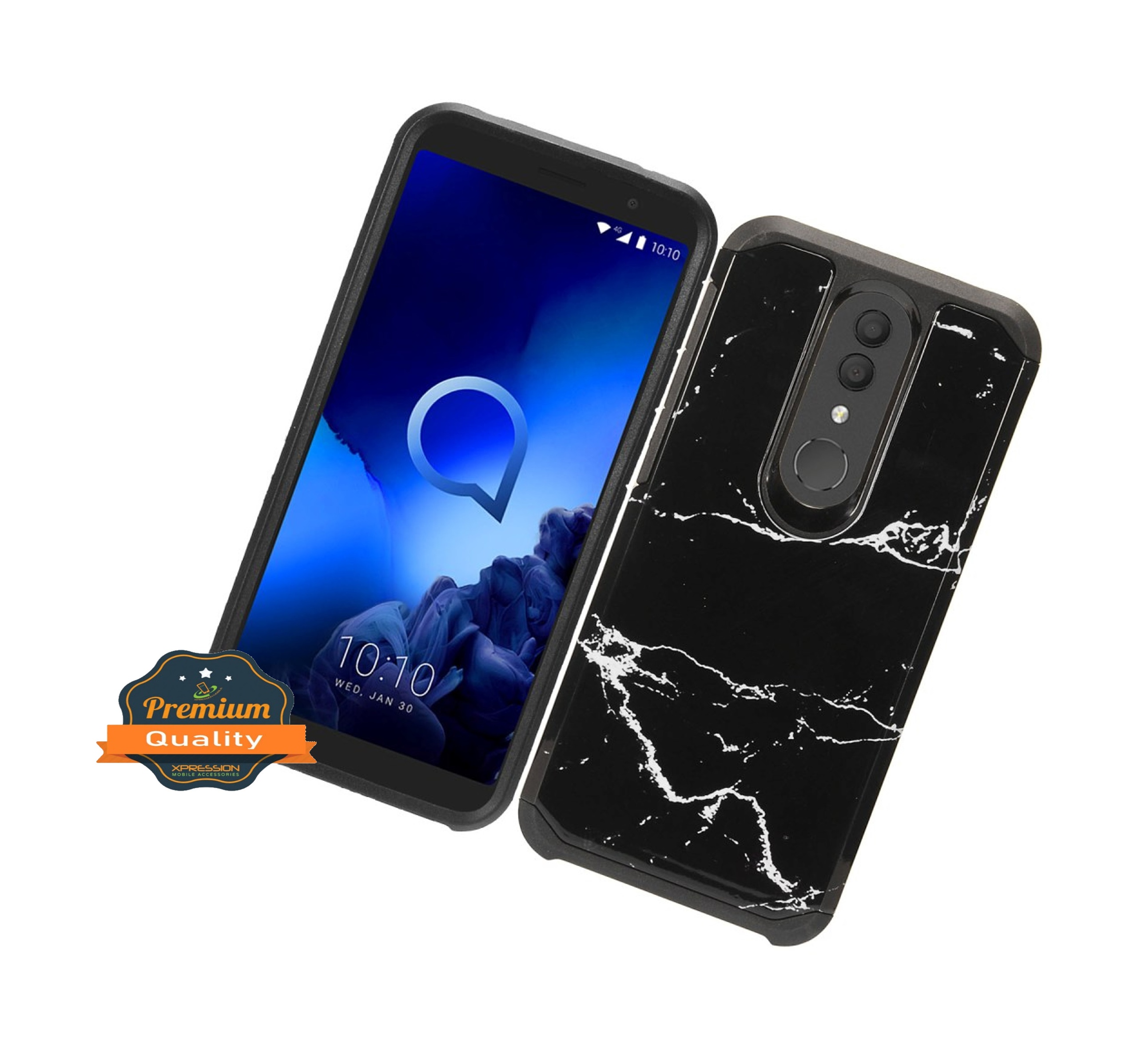 For Samsung Galaxy A03S Stylish Design 2 in 1 Hard Shockproof Hybrid Case Cover - Picture 23 of 40