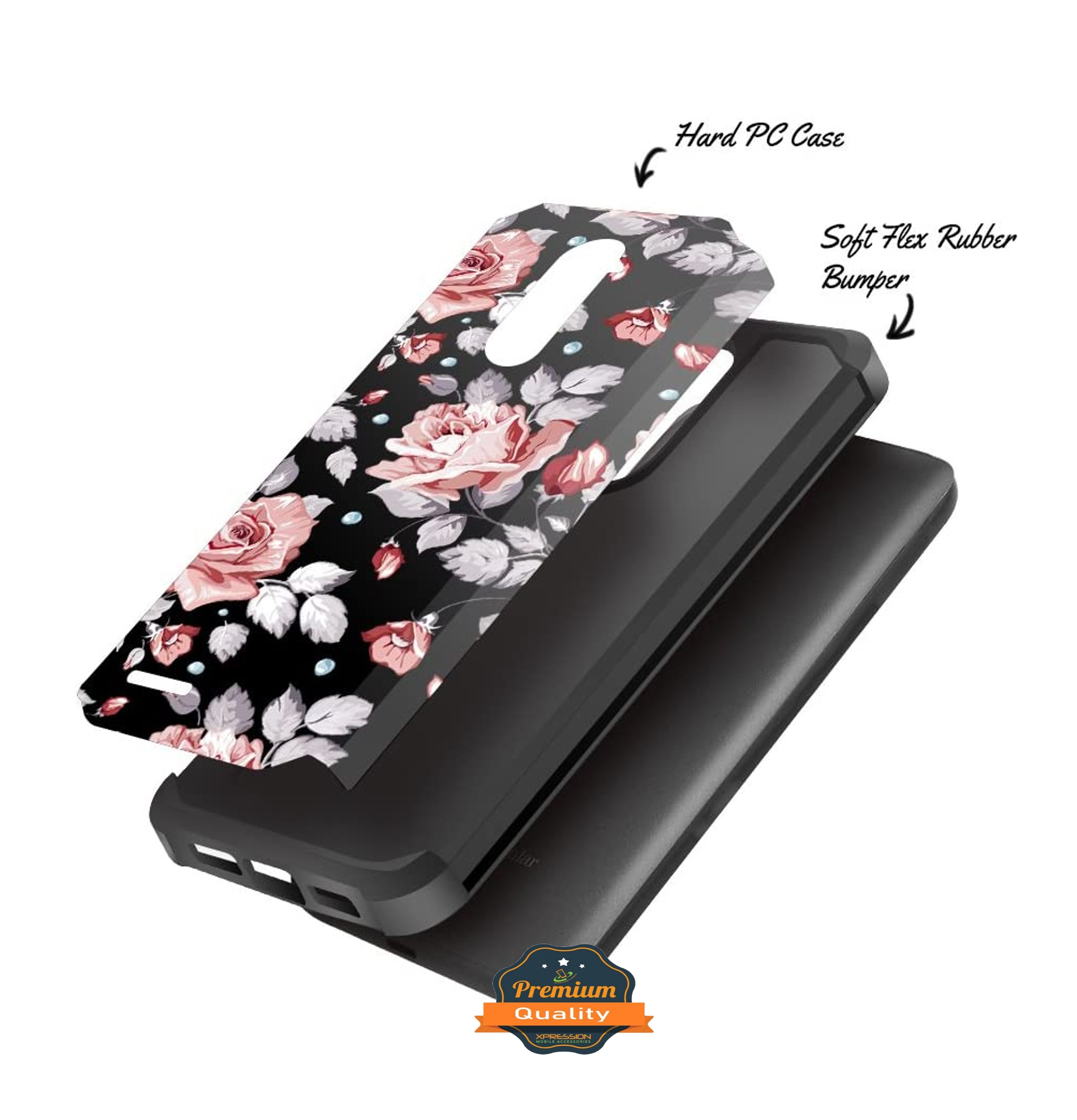 For Samsung Galaxy A03S Stylish Design 2 in 1 Hard Shockproof Hybrid Case Cover - Picture 27 of 40
