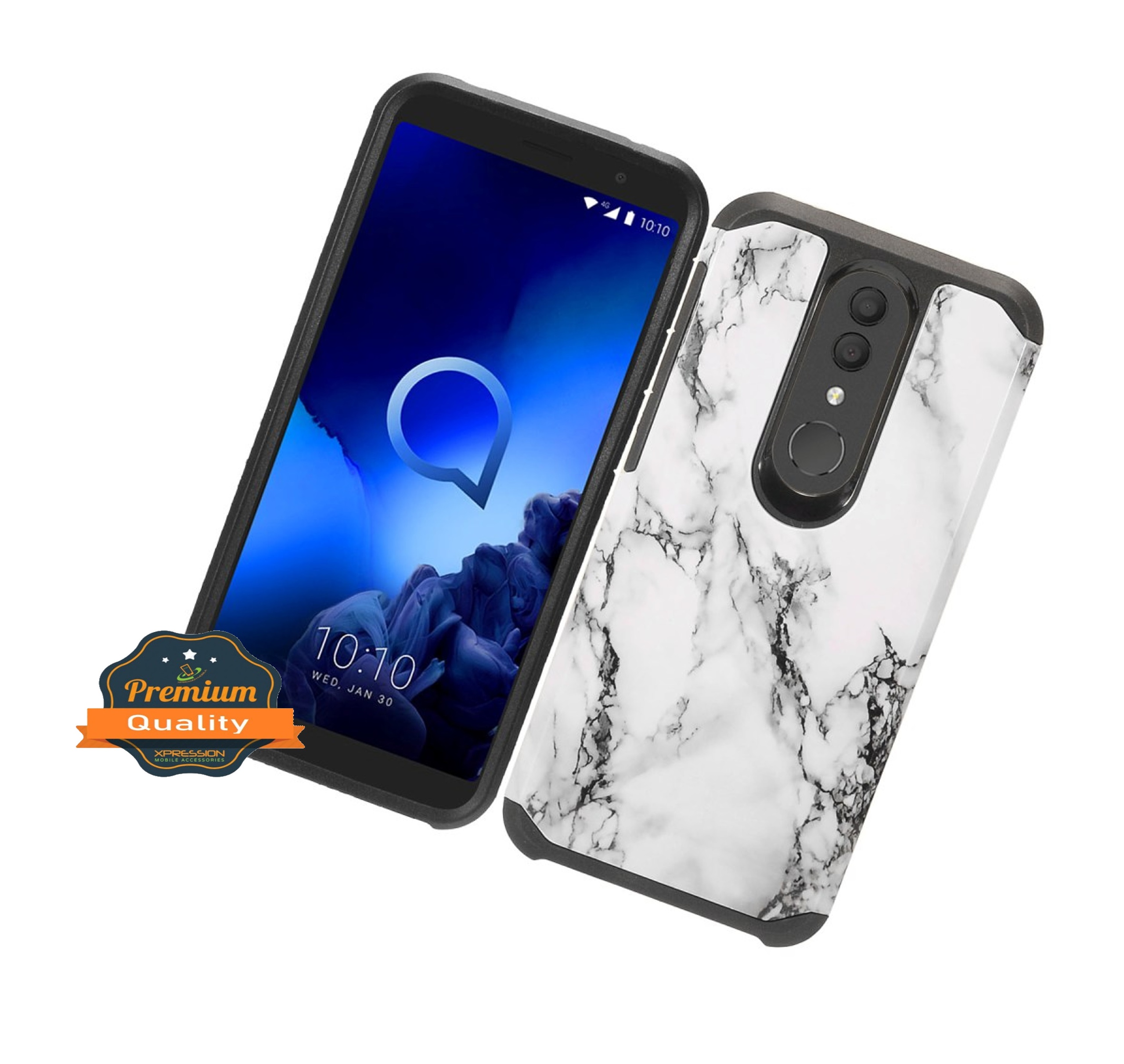 For Samsung Galaxy A03S Stylish Design 2 in 1 Hard Shockproof Hybrid Case Cover - Picture 14 of 40