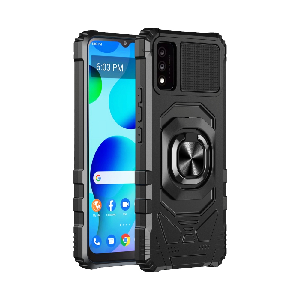 For TCL 30 T /T603 Stand 2in1 Ring Holder Kickstand Hybrid Armor TPU Case Cover - Picture 12 of 30