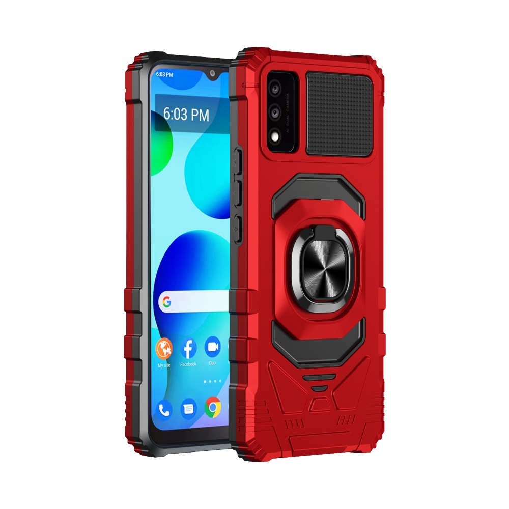 For TCL 30 T /T603 Stand 2in1 Ring Holder Kickstand Hybrid Armor TPU Case Cover - Picture 22 of 30