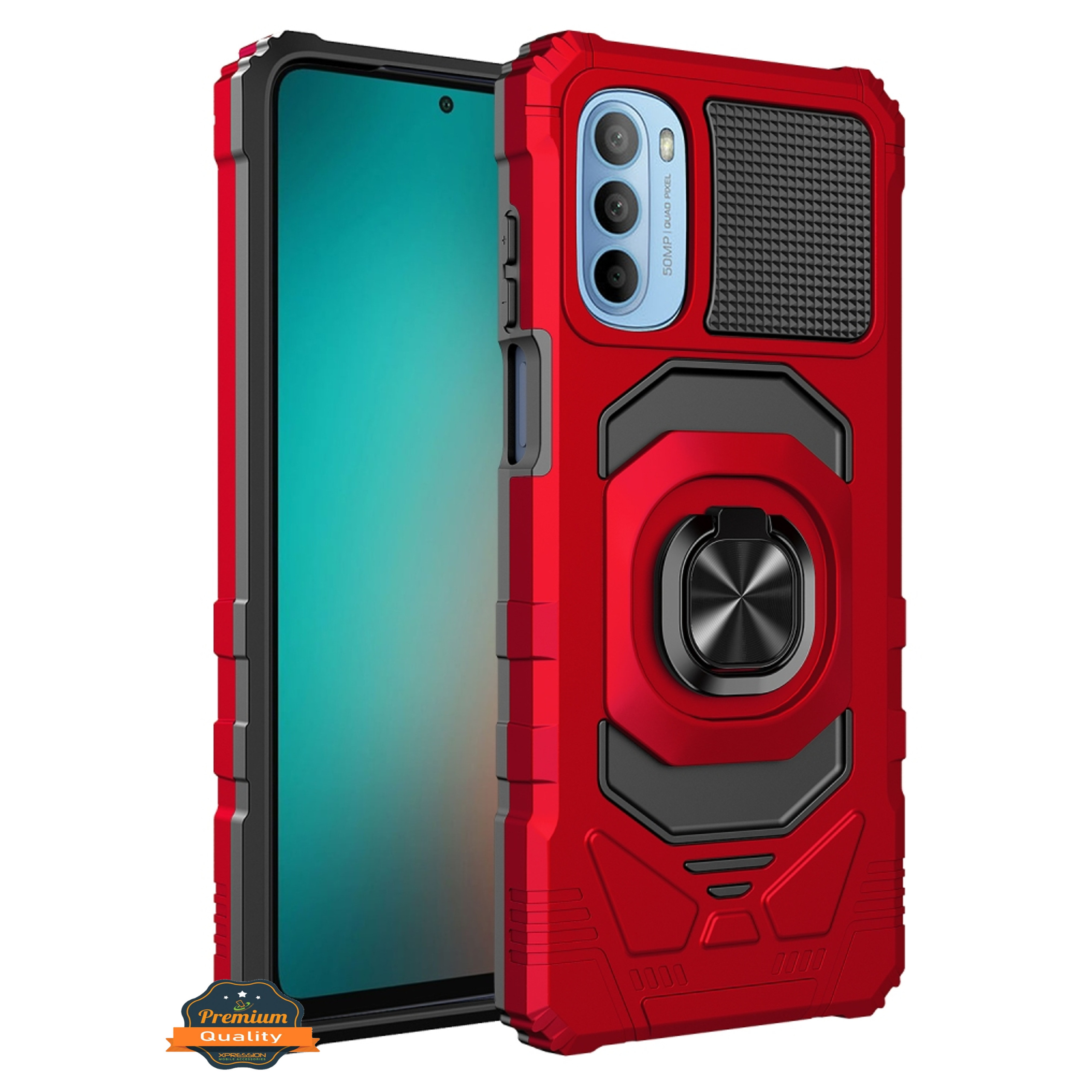 For TCL 30 T /T603 Stand 2in1 Ring Holder Kickstand Hybrid Armor TPU Case Cover - Picture 24 of 30